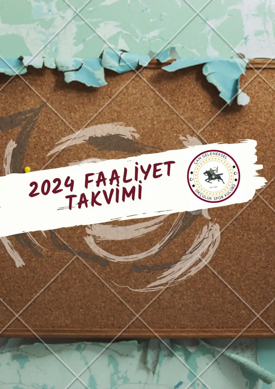 2024 FAALİYET TAKVİMİ YAYINLANDI