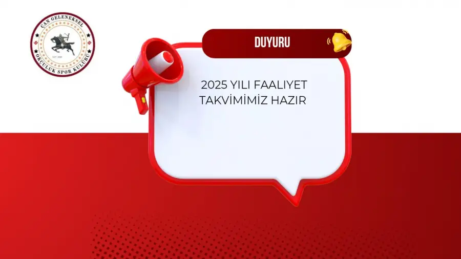 2025 YILI FAALİYET TAKVİMİ 